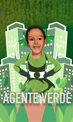 Nina Gomes, de apenas quatro anos, é a mais nova Agente Verde da Companhia