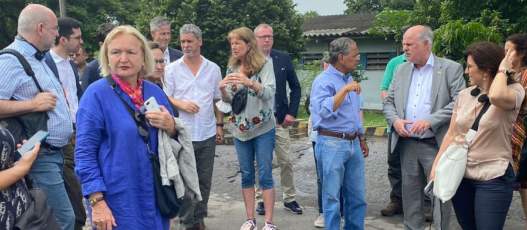 Delegação alemã visita EcoParque da Comlurb para conhecer projetos sustentáveis