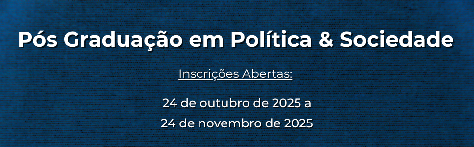 Banner Rotativo Pós-Graduação em Politica e Sociedade