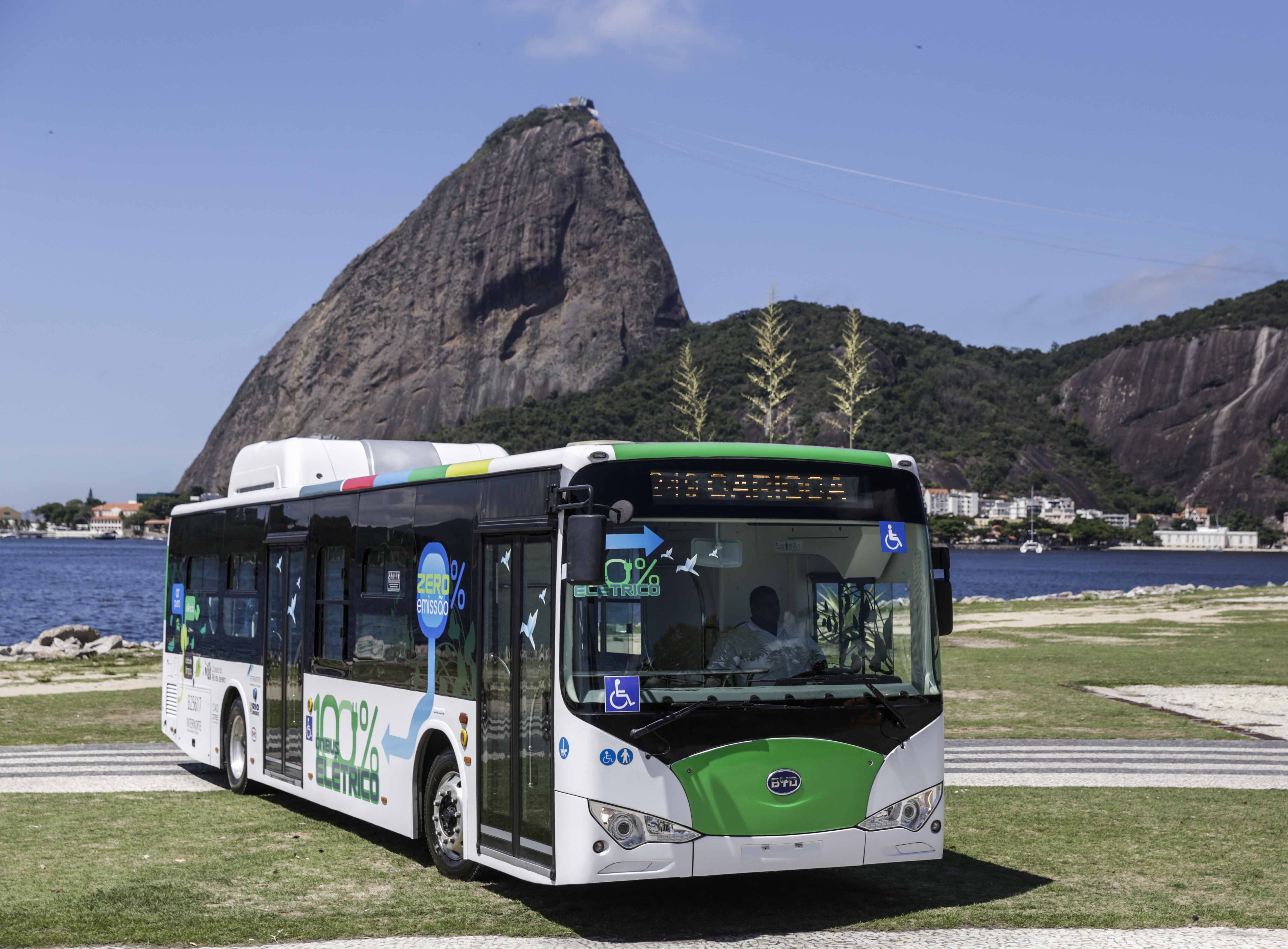 Rio de Janeiro é uma das primeiras capitais a testar ônibus 100% elétrico