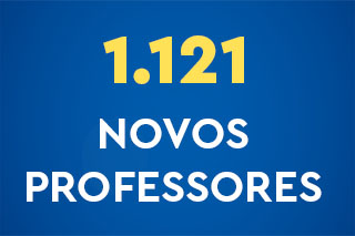 1121 novos professores