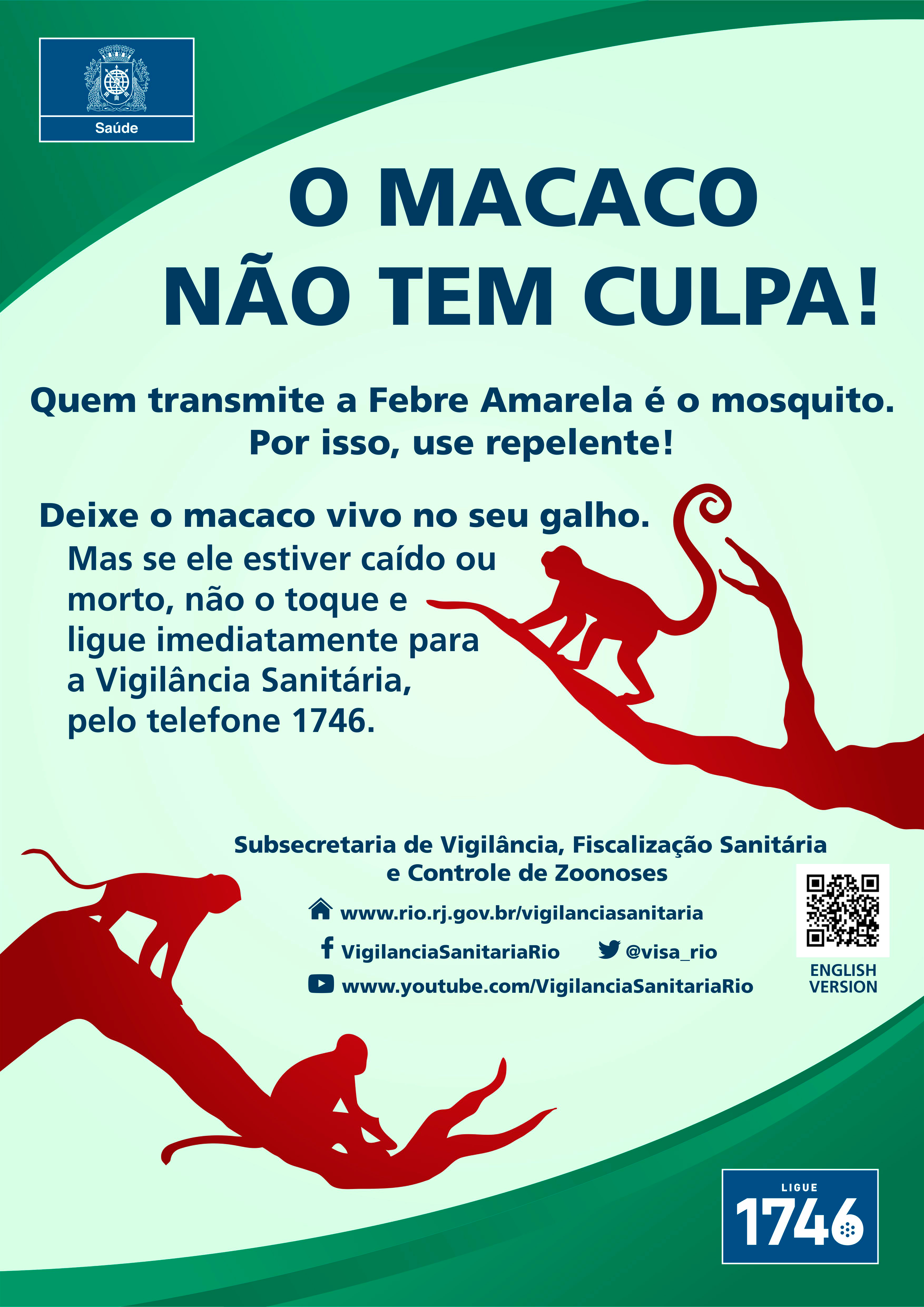 o macaco não tem culpa